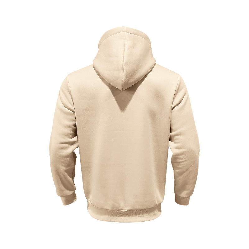 Men's Clothing Tops Sweatshirts Hoodies Classic Men's Fleece-Lined Half-Zip Trendy Hooded Double-Panel Overlap Long Sleeve Loose Oversized Couple Sweatshirt