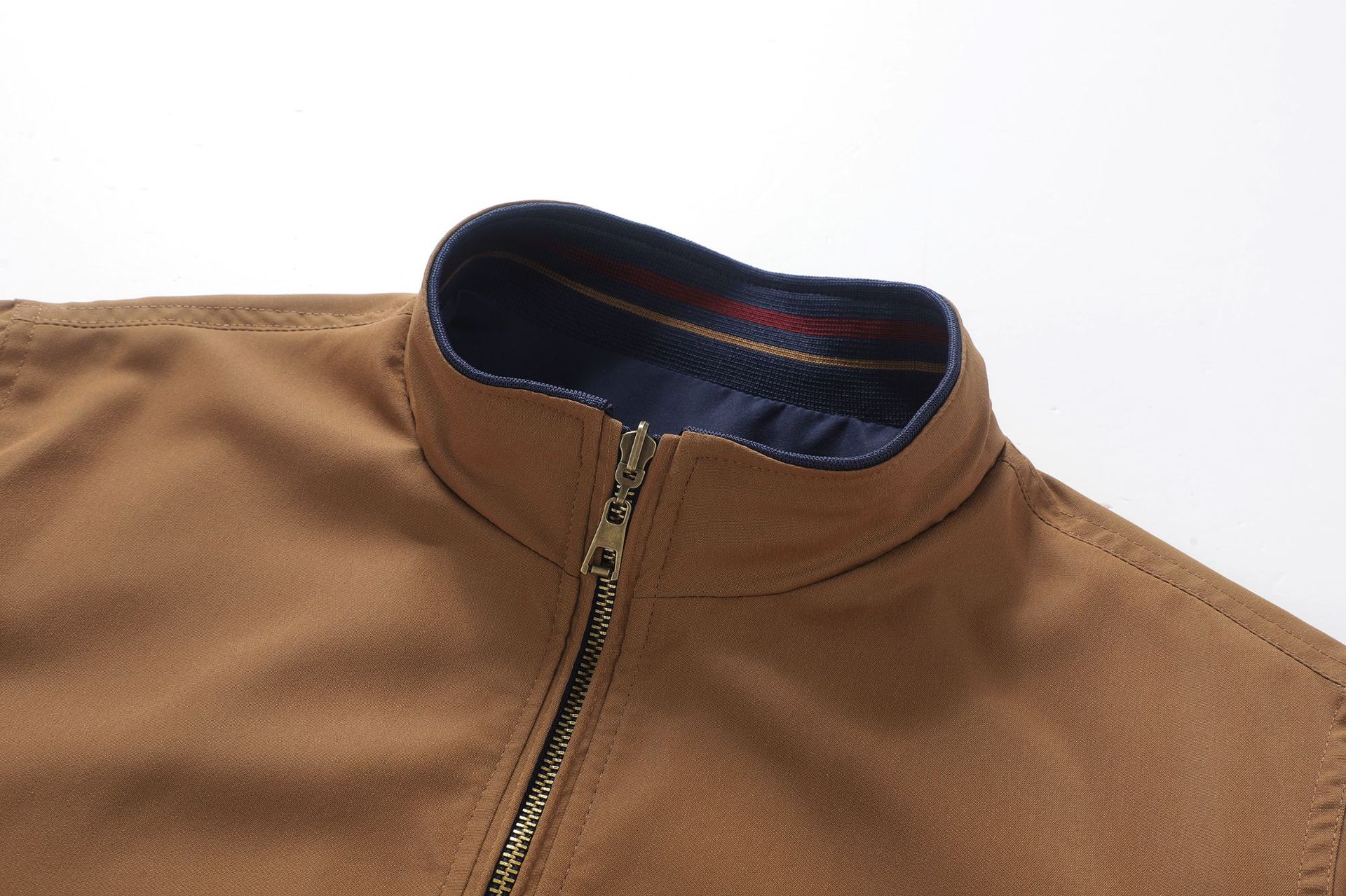 Men's Clothing Tops Jackets Coats Spring Autumn Double Sided Stand Collar Casual Jacket Flight Jacket Men's Jacket
