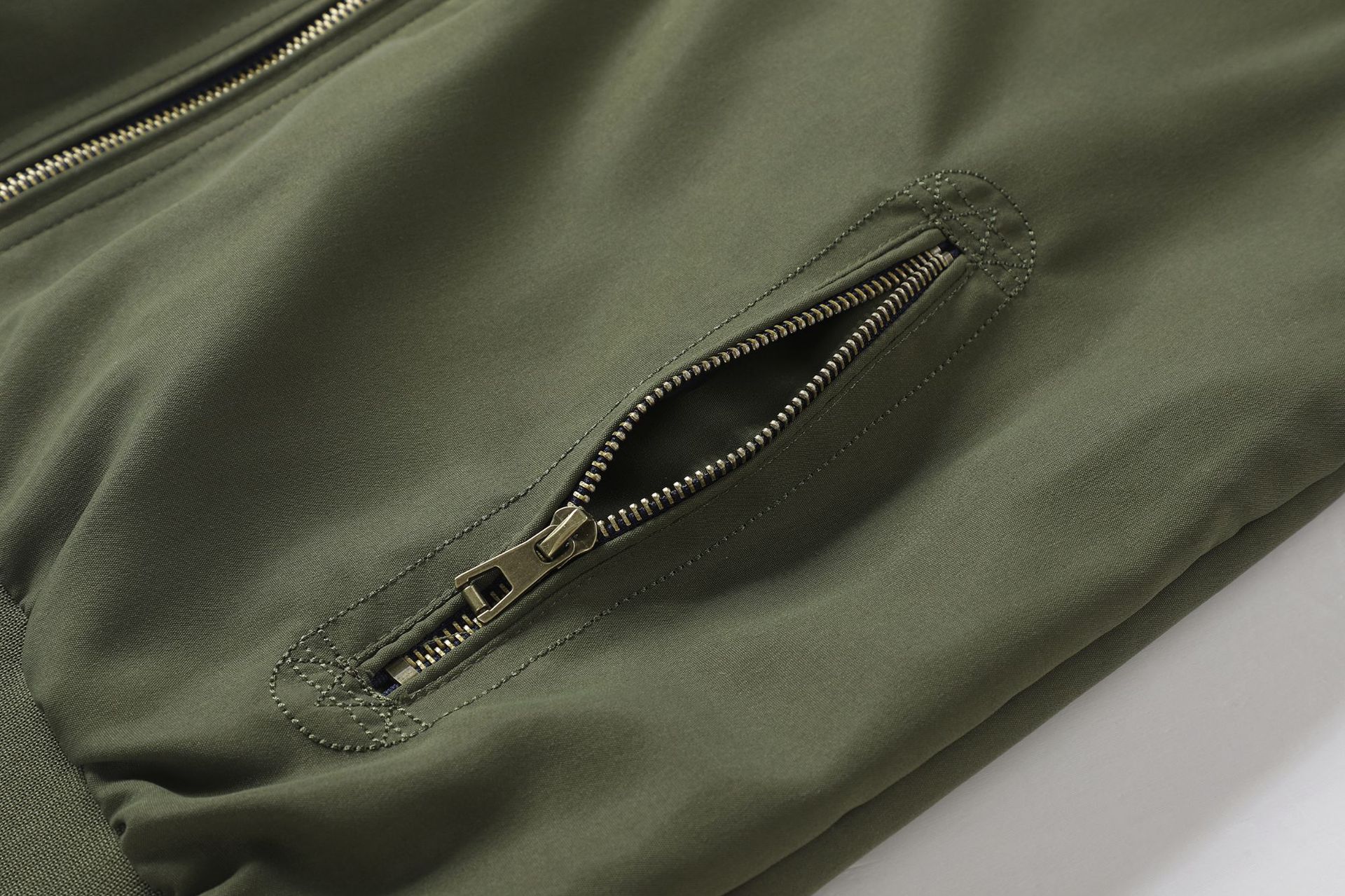 Men's Clothing Tops Jackets Coats Spring Autumn Double Sided Stand Collar Casual Jacket Flight Jacket Men's Jacket