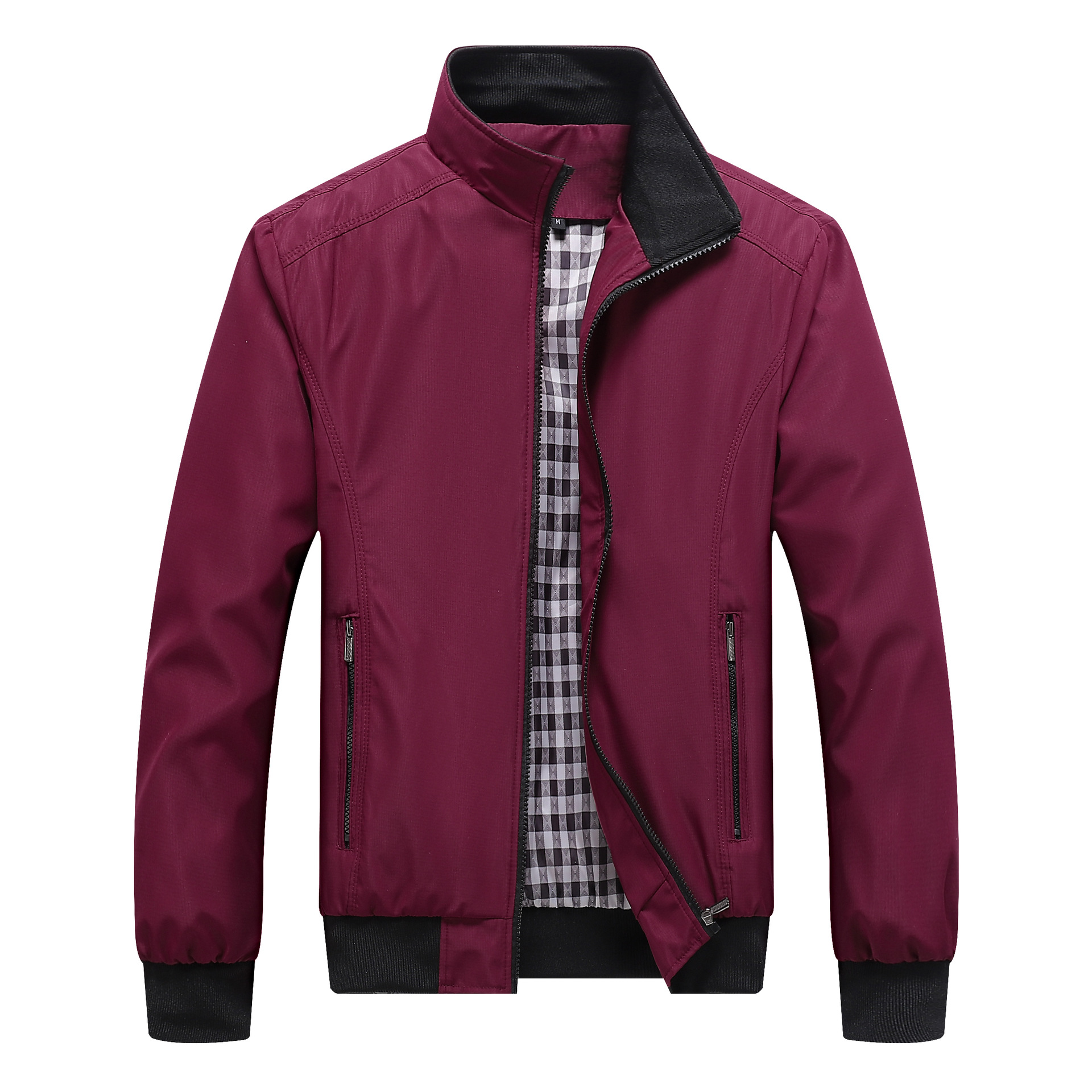 Men's Clothing Tops Jackets Coats New Men's Jacket for Spring Autumn Casual Men's Handsome Pilot Zipper Jacket