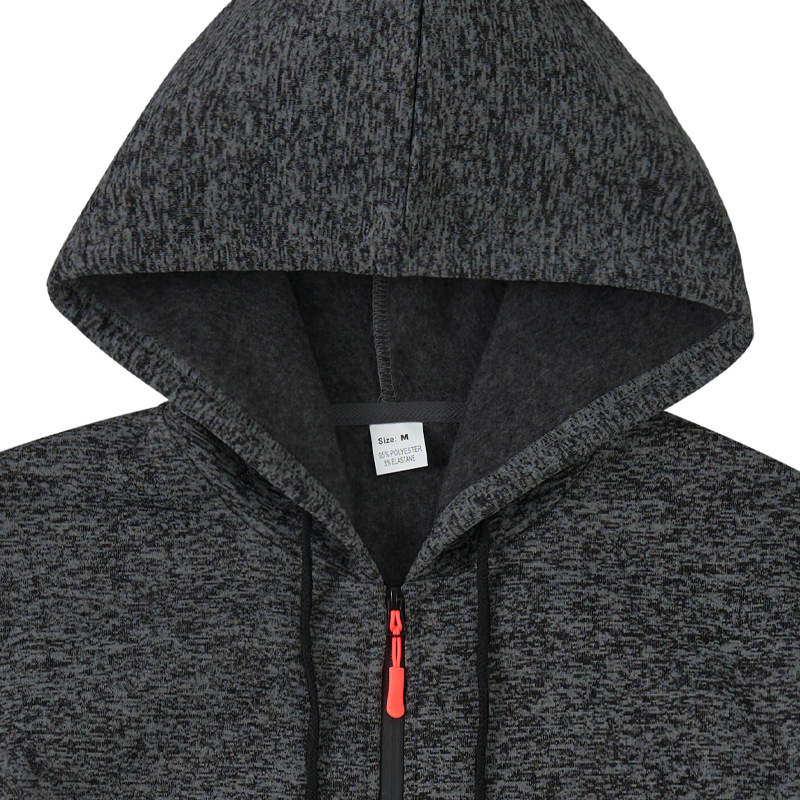 Men's Clothing Tops Sweatshirts Hoodies American-Style Heavyweight Plush Men's Retro Cation Workwear Pocket Hoodie Zipper Trendy Sportswear