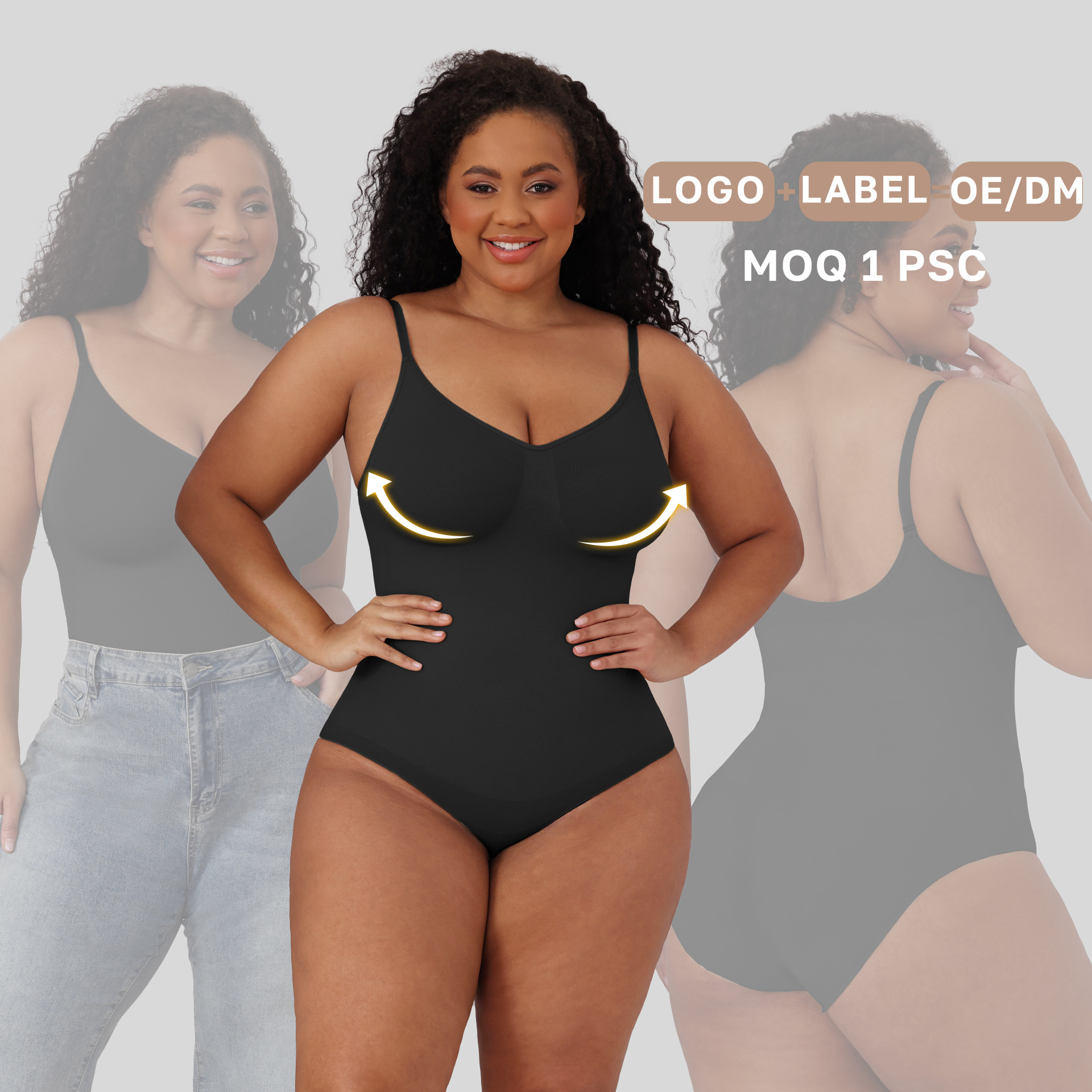 Women's Clothing Lingerie Shapewear Body-Shaping One-Piece Garment Tummy Control Waist Shaping for Body Shaping