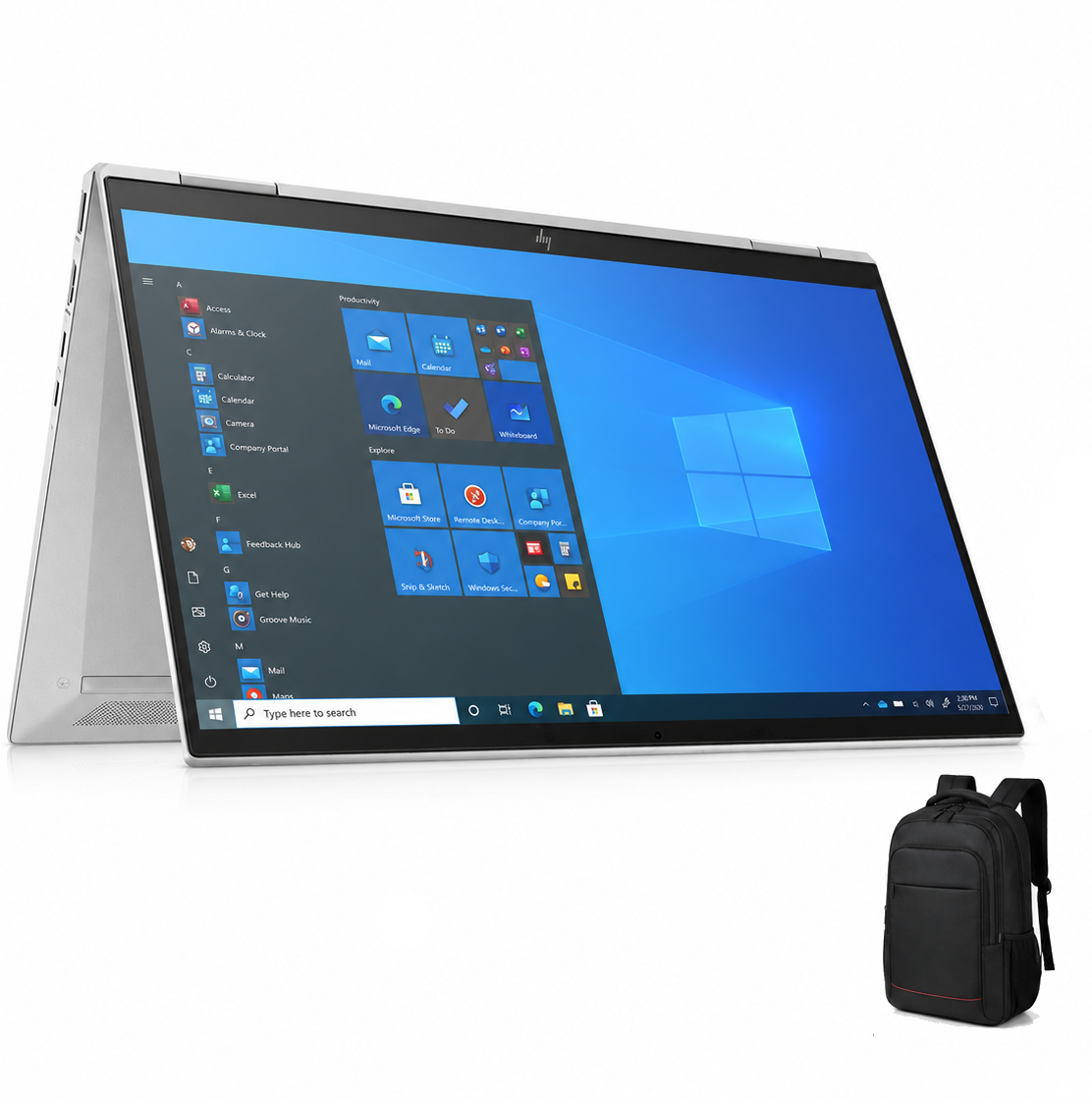 Refurbished HP EliteBook 830 G7 x360 Intel Core i7 16GB 512GB SSD 10th Gen 13.3 Inch FHD TOUCHSCREEN 2in1 Convertible Quad Core Windows 11 Pro Professional, Slim Ultrabook Laptop, Office 2021
