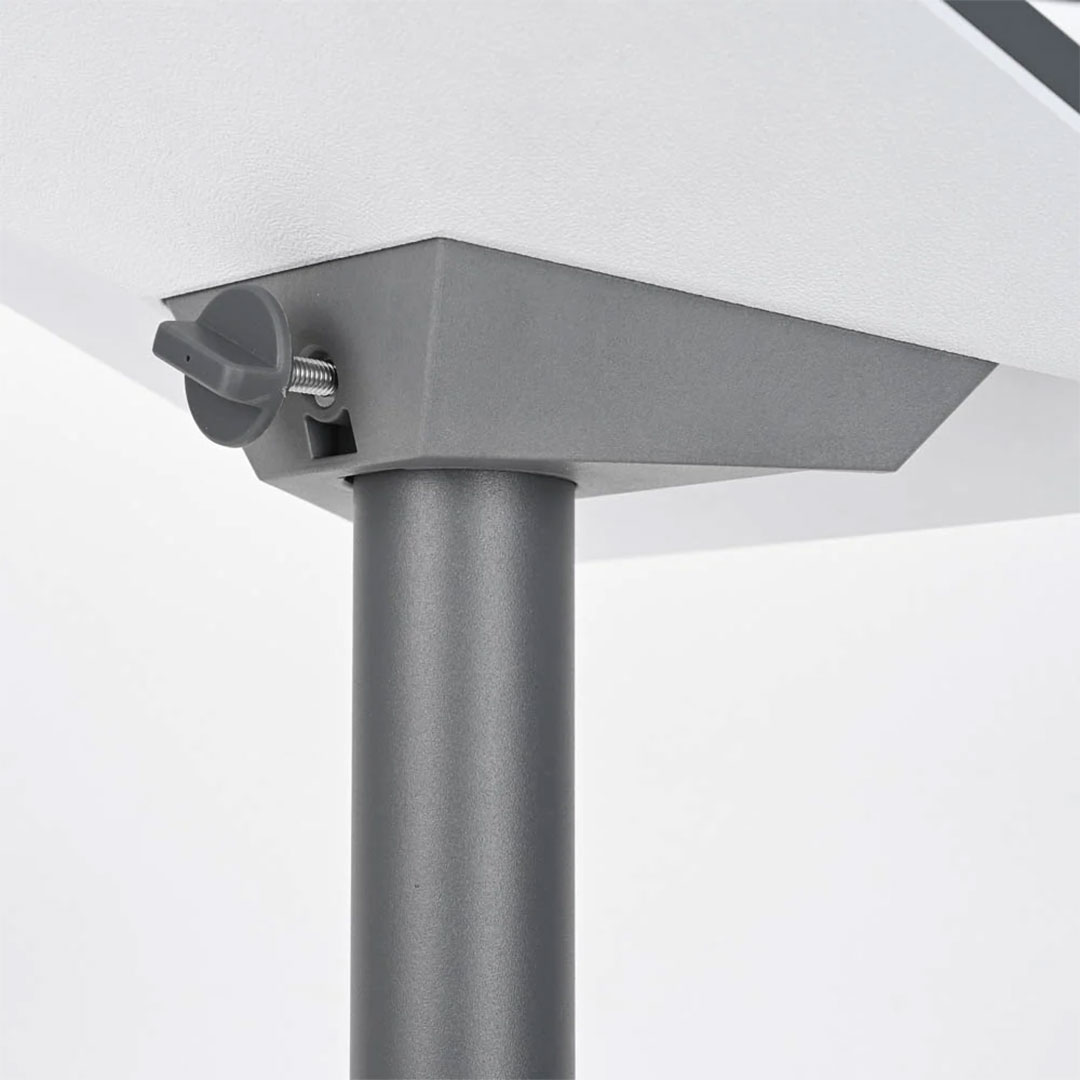 Starlink Mini Adjustable Roof Mount – Heavy-Duty Aluminum Alloy Pole Mount with 90° Tilt & 360° Rotation Antenna Bracket for Mini Satellite Mounting Bracket