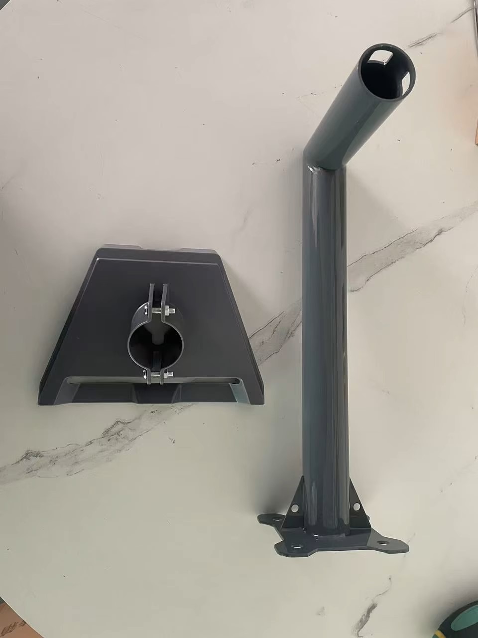 Starlink Gen 3 Mount for V3 V4 Starlink Standard Kit Dish Long Pipe Wall Mount Set Antenna Bracket Satellite Internet L Shaped Mount with Adapter