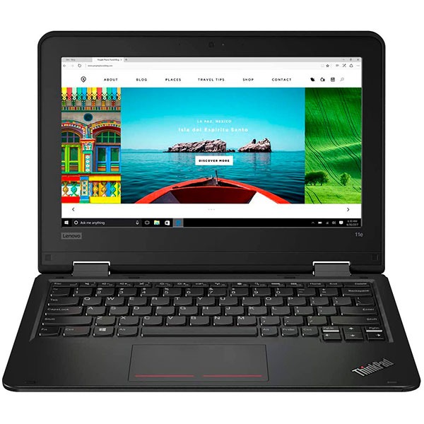 Lenovo Thinkpad Yoga 11e X360 Intel Core i3 8GB 128GB SSD 6th Gen TouchScreen 11.6" 2in1 Convertible Windows 11 Pro, Office 2021 Laptop + Bag - Refurbished