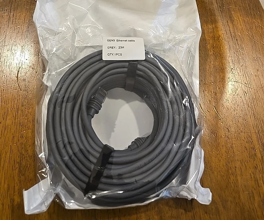 Starlink Gen 3 Cable 33ft/10 meter for Standard V3 V4 Replacement Extension Cable IP68 Waterproof Cable