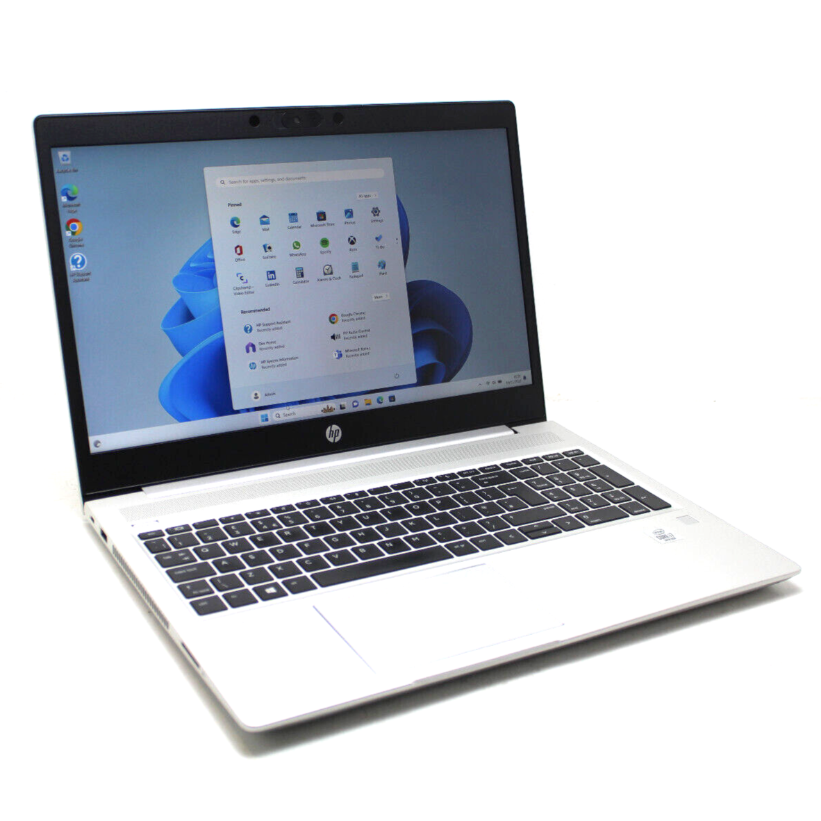 HP ProBook 450 G7 Intel Core i5 10th Generation 8GB RAM 1TB HDD + 128GB SSD + 15.6 Inches + 2GB Graphics with Numerical Keyboard Windows 11 Pro, MS Office 2021 Laptop + Bag Refurbished