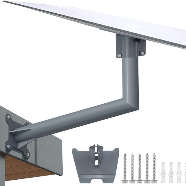 Starlink Gen 3 Mount for V3 V4 Starlink Standard Kit Dish Long Pipe Wall Mount Set Antenna Bracket Satellite Internet L Shaped Mount with Adapter