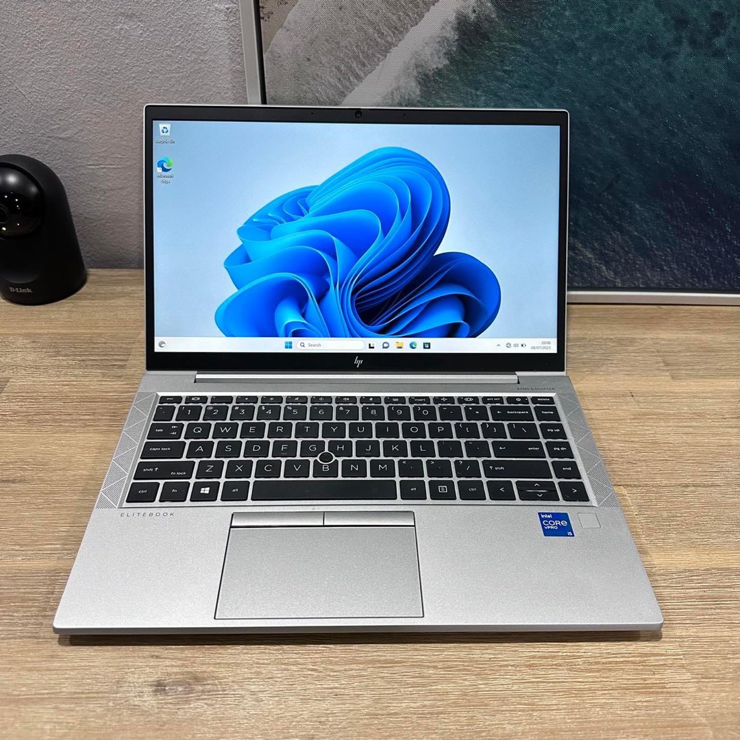 HP EliteBook 840 G7 Core i5 16GB RAM 256GB SSD 10th Generation 14 Inch FHD Windows 11 Pro, MS Office Slim Business Professional  Laptop + Free Backpack Bag - Refurbished Grade A