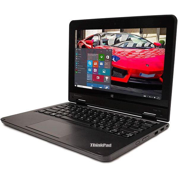 Lenovo Thinkpad Yoga 11e X360 Intel Core i3 8GB 128GB SSD 6th Gen TouchScreen 11.6" 2in1 Convertible Windows 11 Pro, Office 2021 Laptop + Bag - Refurbished