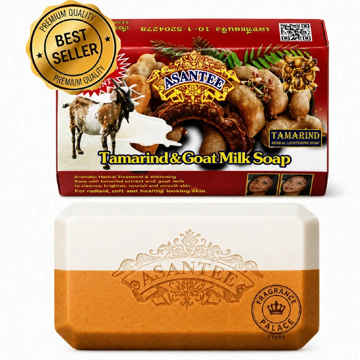 Asantee Tamarind & Goat Milk Herbal Soap  - Natural Skin Care Soap for Nourishing & Moisturizing, Ideal for All Skin Types/Asante soap