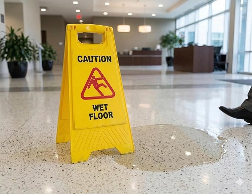 Professional Foldable Wet Floor Caution Sign, High Visibility Portable Safety Warning Standing Board, Lightweight Cautionary Sign Stand Warning Sign for Home, Office & Commercial Use