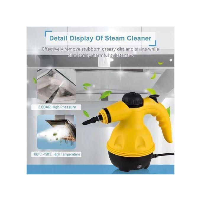 BEST Handheld Portable Steam Cleaner, High Pressure Steamer for Cleaning with Multi-Purpose Accessory Kit & Extension Hose, Chemical-Free Deep Cleaner
