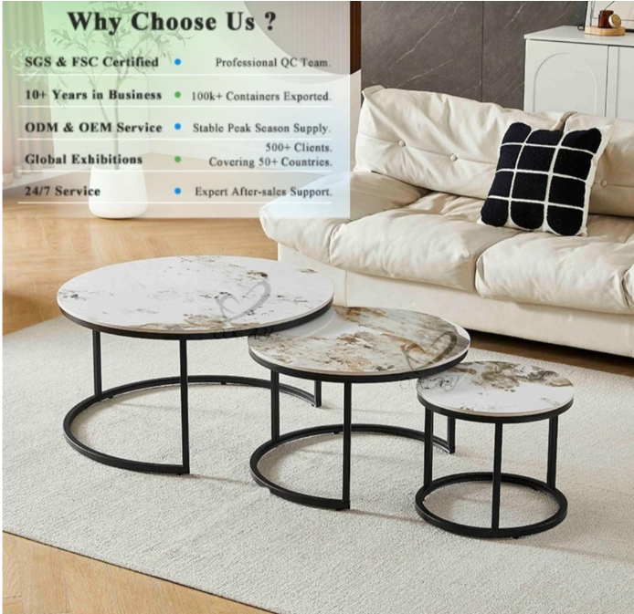 PROMOTION! Moder Luxury Nordic Coffee Table Stylish Living Room Center Table with Durable Design & Elegant Finish