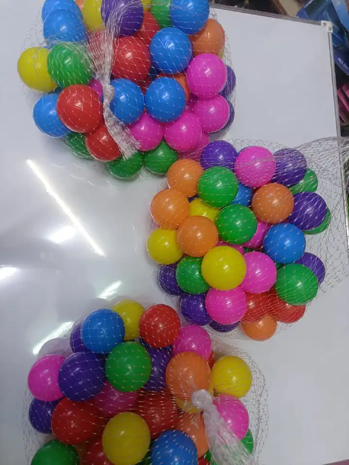 50PCS Soft Pressure Ball Pit Balls | Kids Play Balls for Ball Pit, Swimming Pool, Play Tent & Bouncing Castle | Non-Toxic Plastic Balls