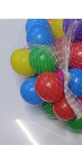 50PCS Soft Pressure Ball Pit Balls | Kids Play Balls for Ball Pit, Swimming Pool, Play Tent & Bouncing Castle | Non-Toxic Plastic Balls