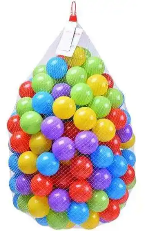 50PCS Soft Pressure Ball Pit Balls | Kids Play Balls for Ball Pit, Swimming Pool, Play Tent & Bouncing Castle | Non-Toxic Plastic Balls