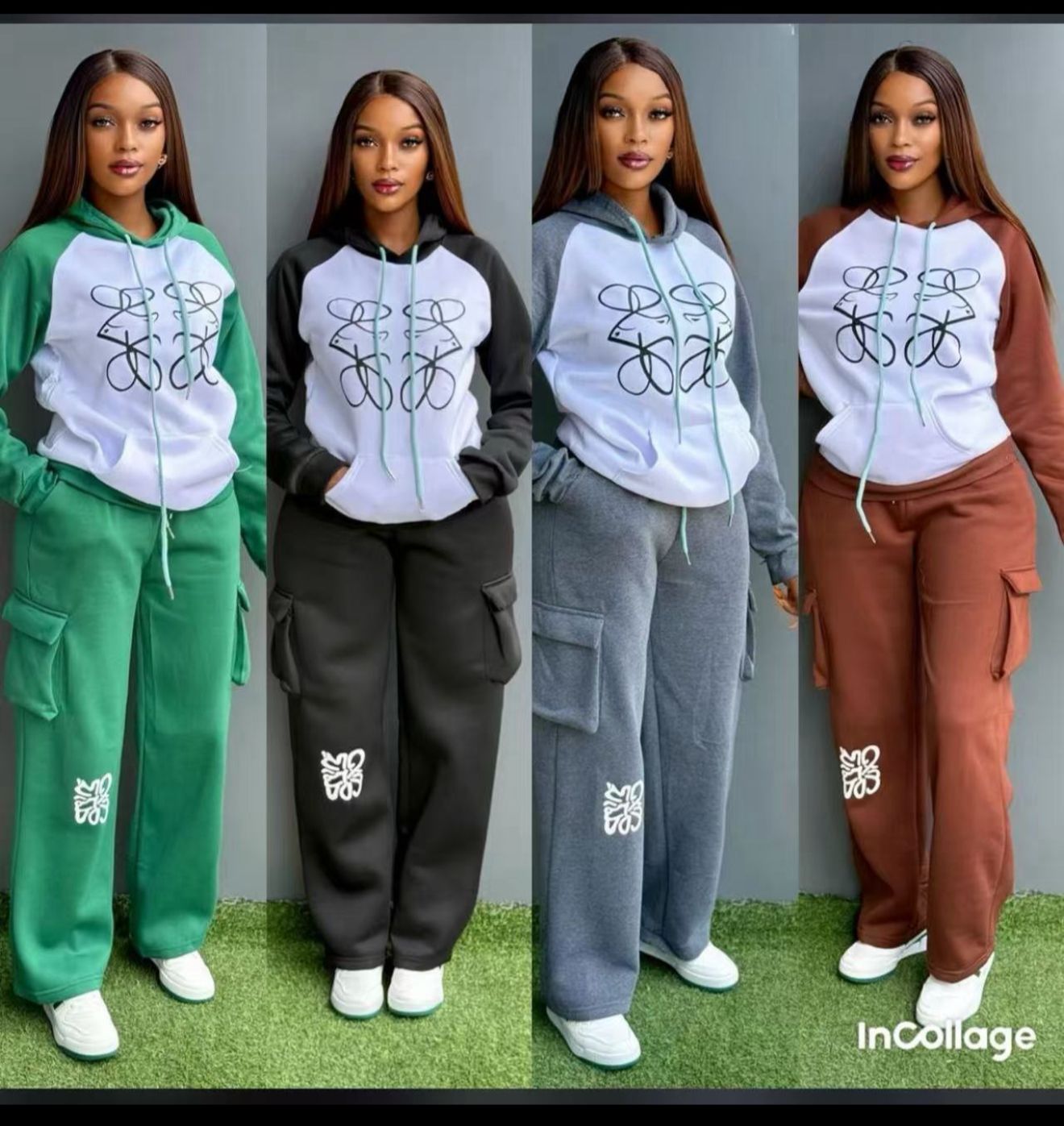 Ladies 2 Piece Outfit Set Fashionable Matching Top and Trouser Elegant Comfortable Casual Wear for Work Party Kenya