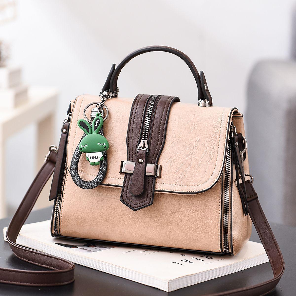 Chic Two-Tone Luxury Handbag