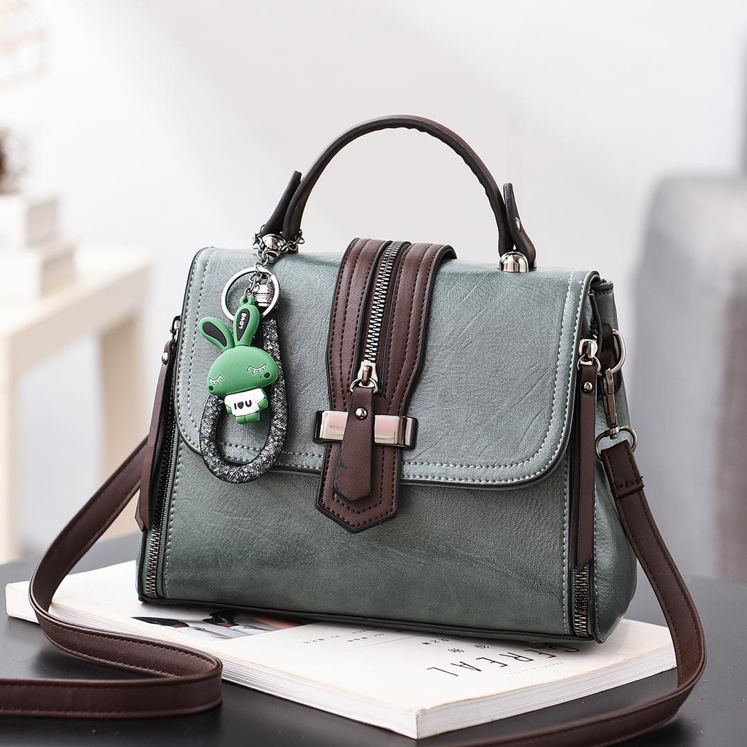 Chic Two-Tone Luxury Handbag