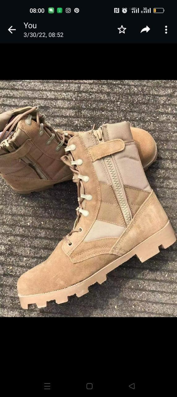 🔥 NEW ARRIVAL: SIWAR CAMOUFLAGE TACTICAL BOOTS 🔥
Step into strength and durability with these high-quality camouflage military tactical boots, designed for performance and comfort.
✔ Rugged tactical