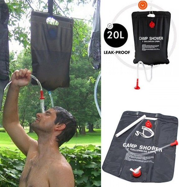 🔥CRAZY DEALS  🔥-  🕊️20L Camp shower now available in black colour