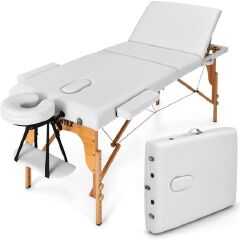 Portable Massage Table Bed Professional Folding Massage Table Spa & Therapy Treatment Table Adjustable Salon Massage Bed Deluxe Portable Spa Table Foldable Beauty & Massage Couch Professional Therapy