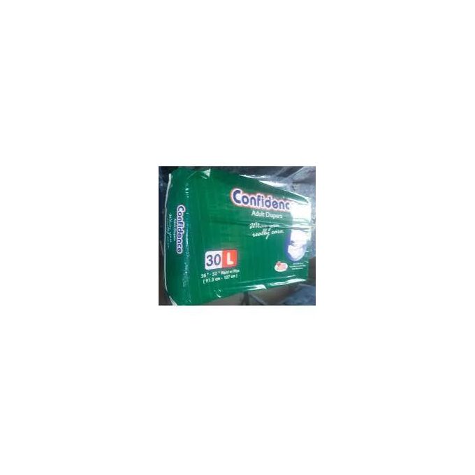 LARGE Confidence Adult Diapers Antibacterial Disposable – 30 Pack Adult diapers patience diaper