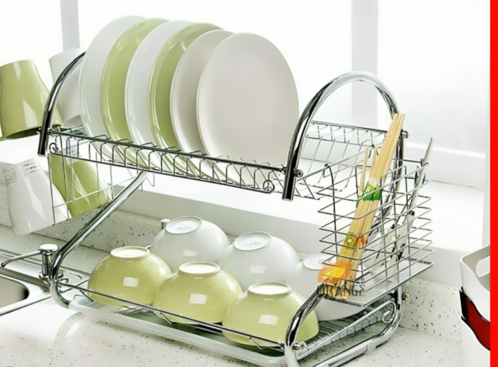 Kitchen Dish Rack 2-Tire