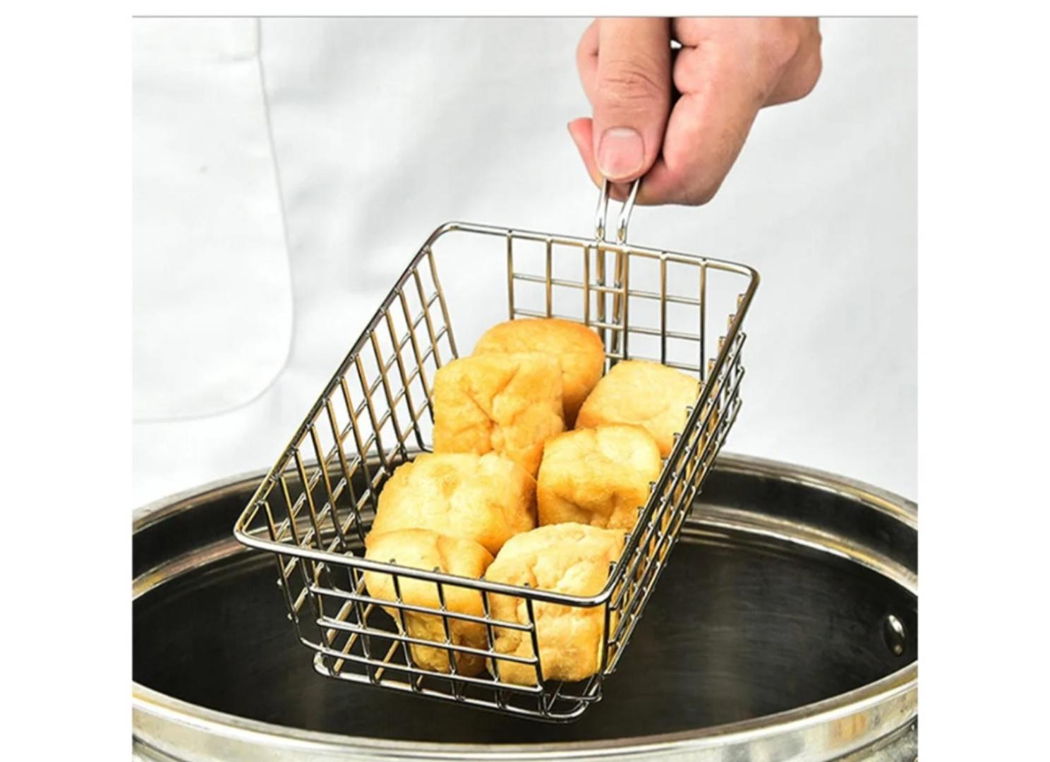 Mini Square Frying Basket / Mini Chips Basket