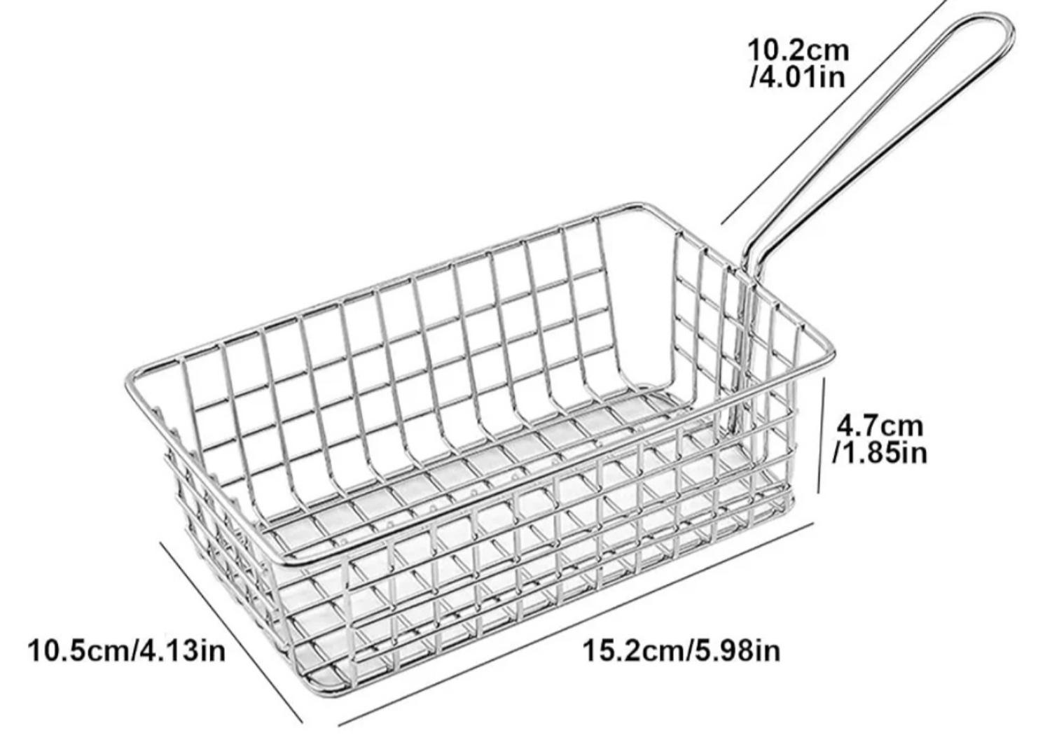 Mini Square Frying Basket / Mini Chips Basket