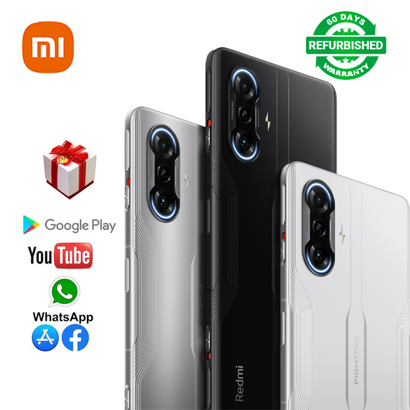 Refurbished Xiaomi/Redmi K40 (Game Plus) 5G Smartphone 5065mAh 6.67" OLED OLED screen 64MP Side Fingerprint ID, Face ID Dual SIM (Nano SIM)