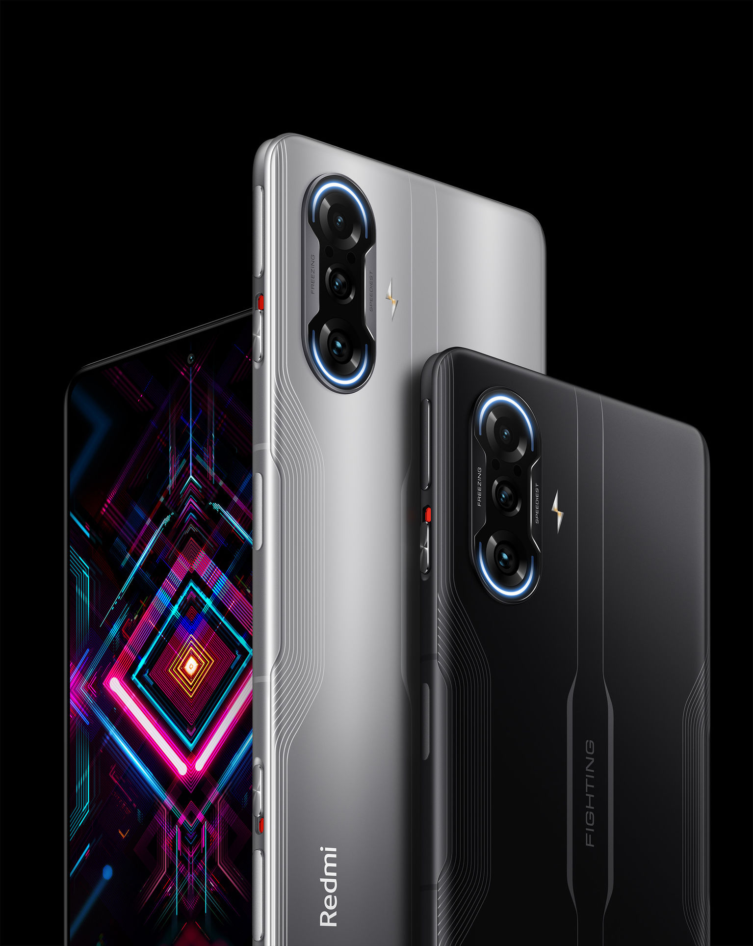 Refurbished Xiaomi/Redmi K40 (Game Plus) 5G Smartphone 5065mAh 6.67" OLED OLED screen 64MP Side Fingerprint ID, Face ID Dual SIM (Nano SIM)