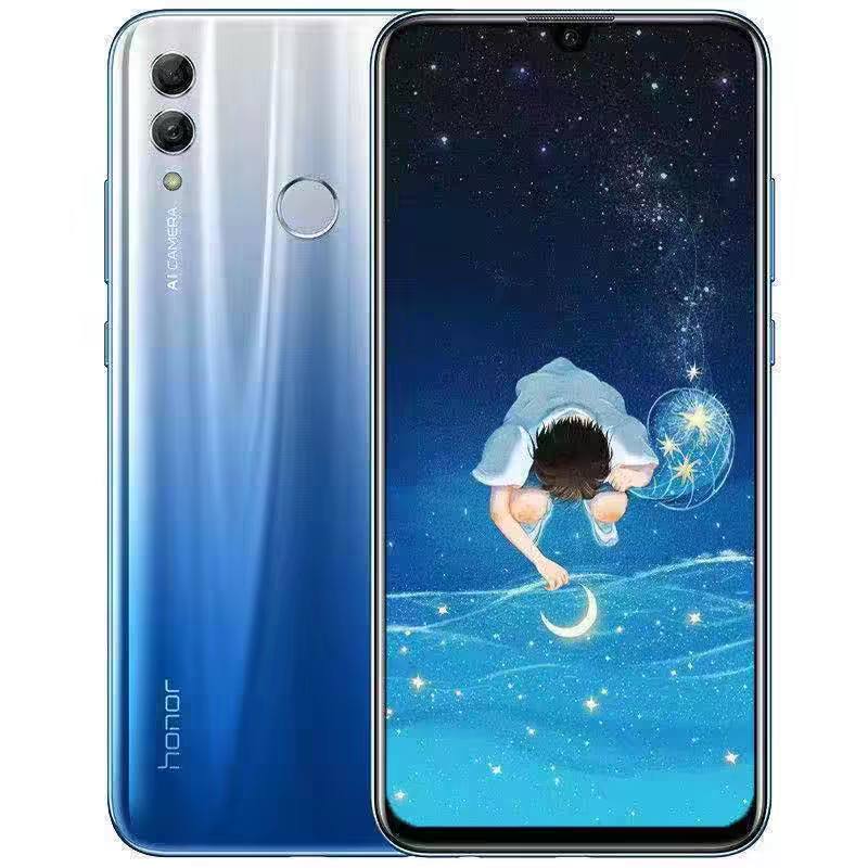 Refurbished Honor 10 Lite 6.21" 6GB+64GB 13MP+24MP 3400mAh 4G/LTE HiSilicon Kirin 710 Octa Core Processor Dual SIM Dual Standby