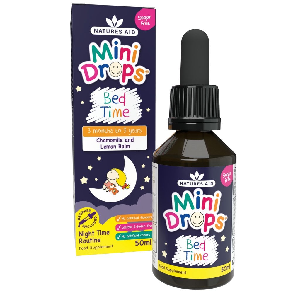 Natures Aid Bedtime mini drops for infants &children 50ml