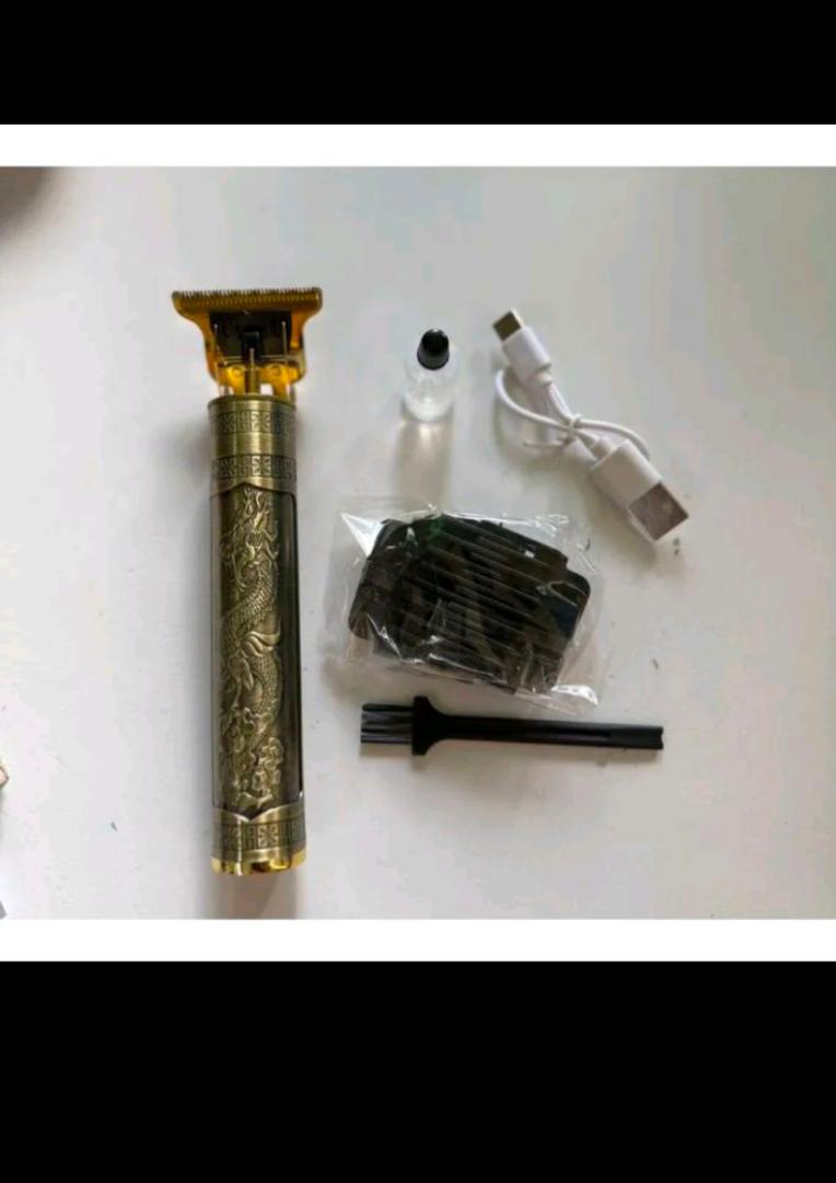 USB Cordless Hair Clipper Trimmer Beard Electric Professional Haircut Dragon Monster Rechargeable ABS Vintage Metal Shaving Machine clippers Wireless Barber cutting Kinyozi