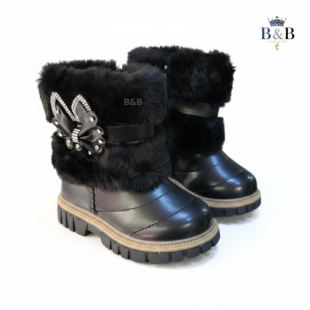 Puddle Proof Warm Winter Boots for Kids. Lightweight, ​Waterproof, Ultra-Warm Fleece-Lined Kids Boot.