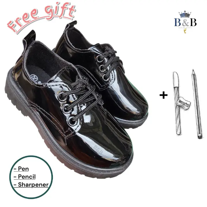 Scuff Resistant Kids School Shoes, Smart Style, Made to Last. Ultra Comfort Kids Uniform Shoes .