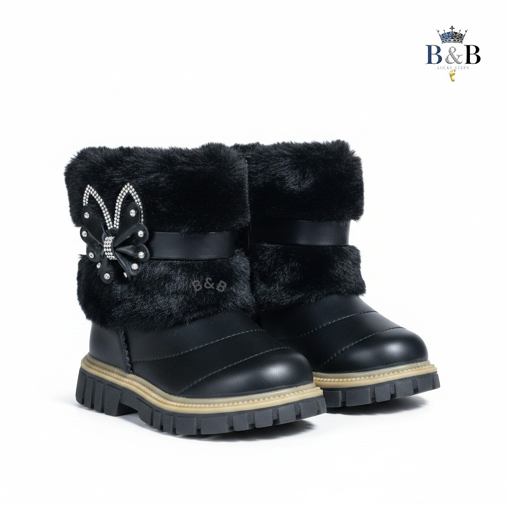 Puddle Proof Warm Winter Boots for Kids. Lightweight, ​Waterproof, Ultra-Warm Fleece-Lined Kids Boot.