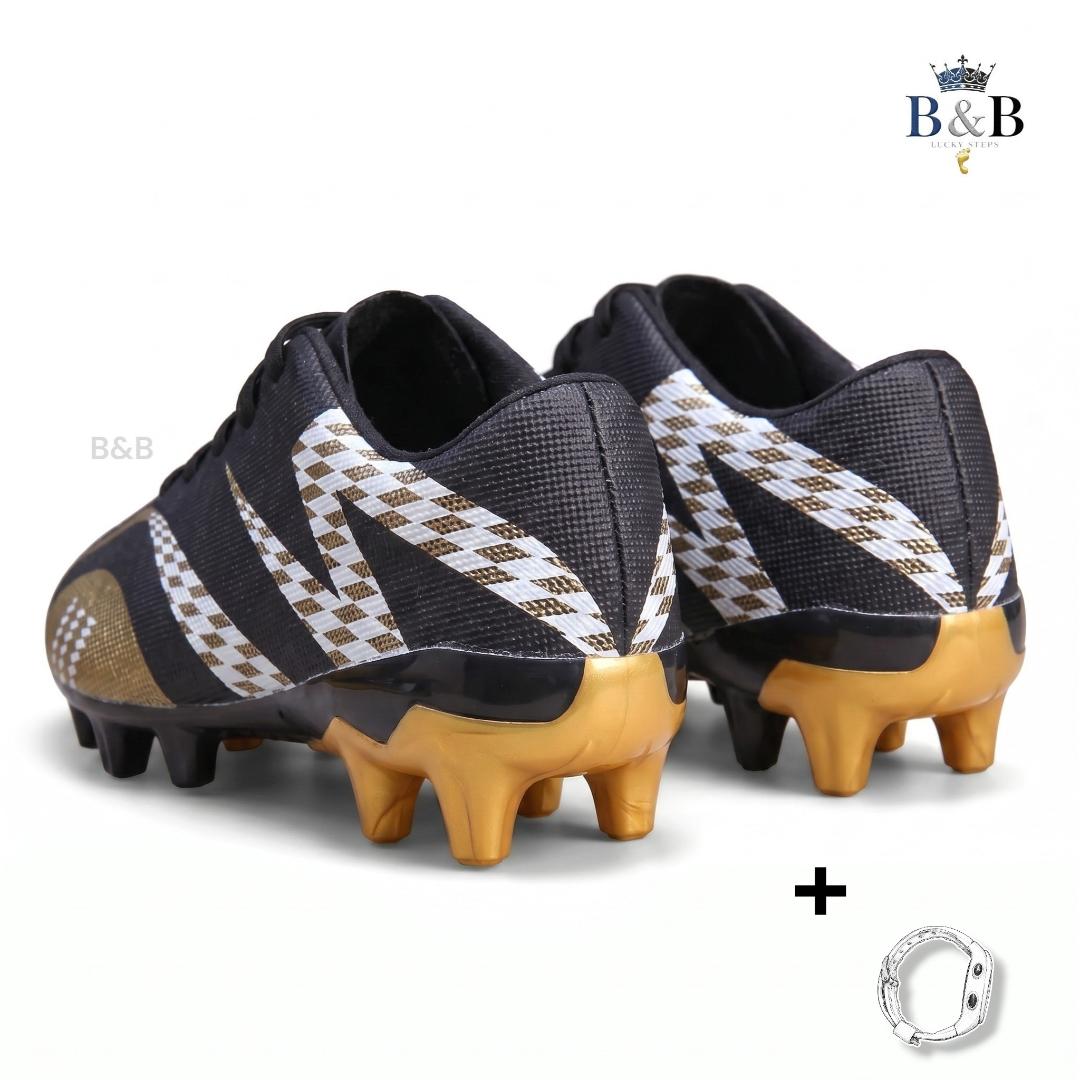 Boys And Girls Outdoor Soccer Shoes. Kids Firm Ground Soccer Shoes Comfortable Anti-Slip Training Sneakers. Lightweight Football Shoes.