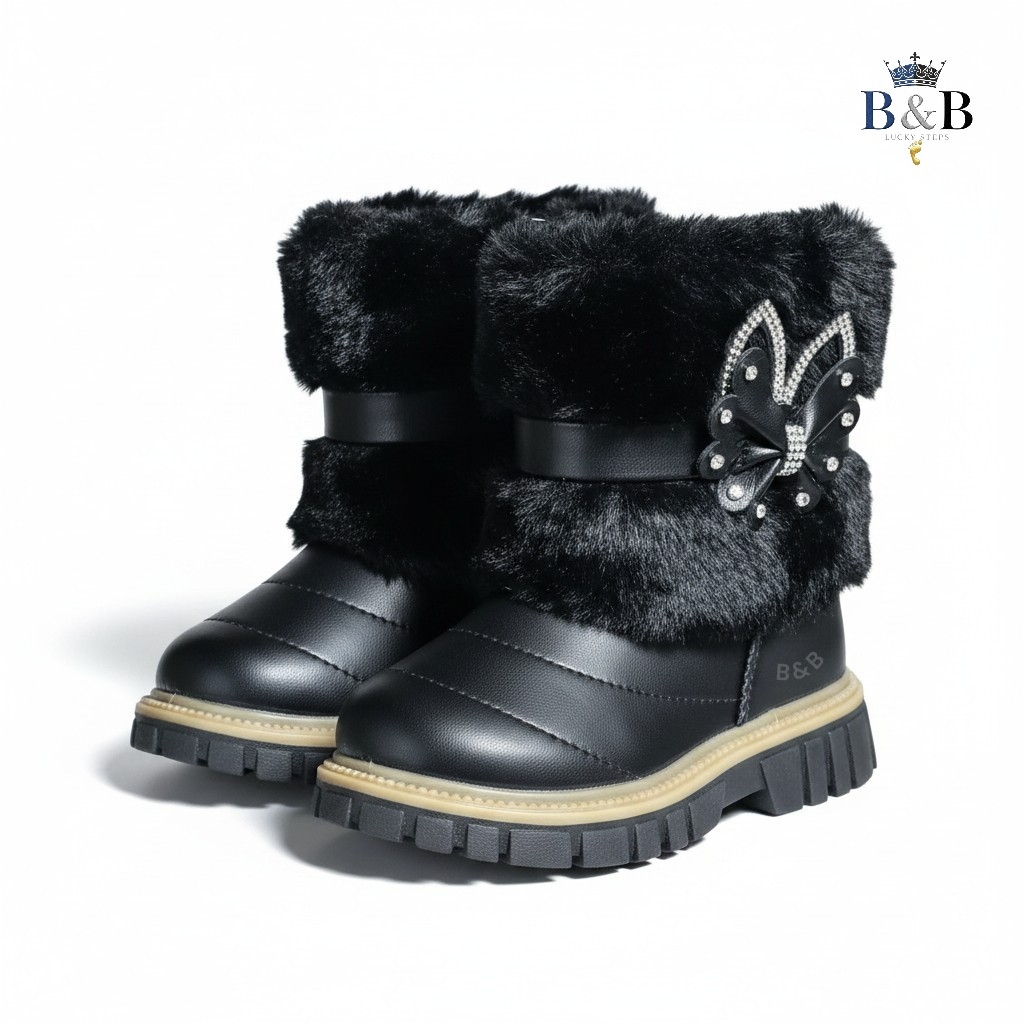 Puddle Proof Warm Winter Boots for Kids. Lightweight, ​Waterproof, Ultra-Warm Fleece-Lined Kids Boot.