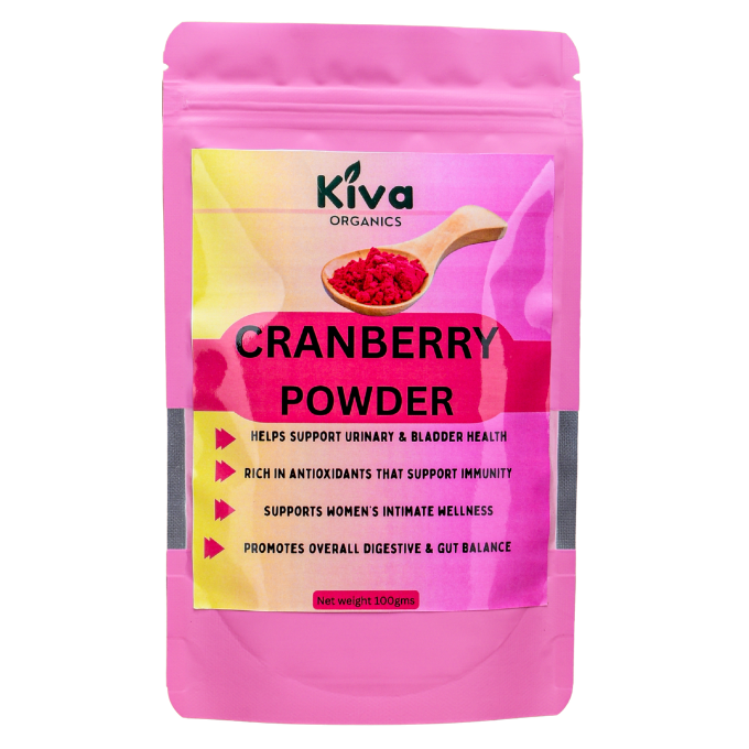 Cranberry Powder for Urinary & Women’s Wellness – Antioxidant-Rich Superfood (100g)