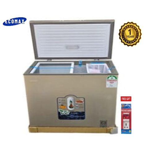 Ecomax 219 Litres Large Capacity Chest Freezer With Free Freezer Guard