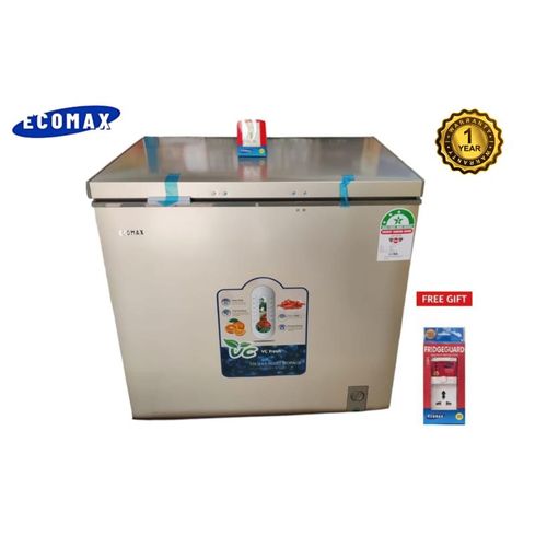 Ecomax 219 Litres Large Capacity Chest Freezer With Free Freezer Guard