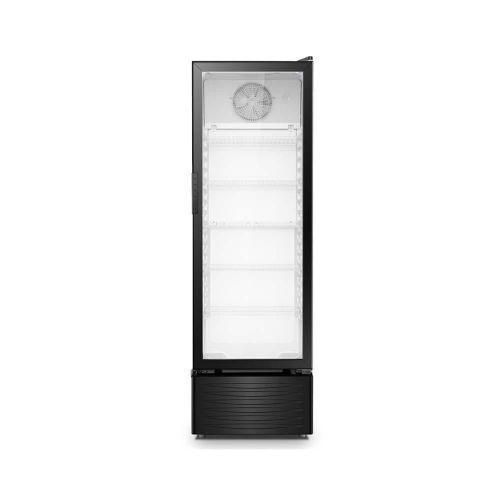 271L Showcase Fridge, Glass Door Display, LED Lighting, Auto Defrost & Lockable