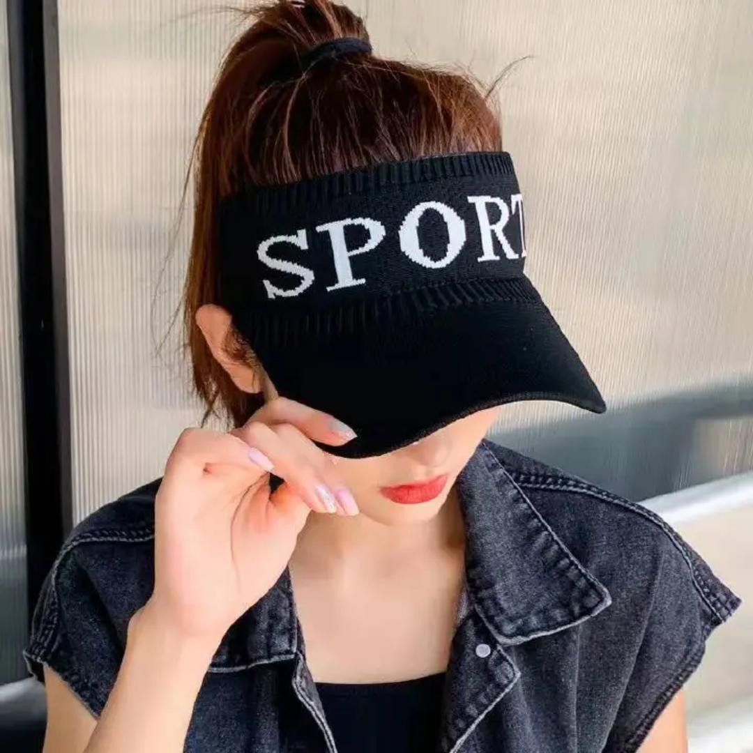 Women's sun hats Breathable sun hat outdoor ladies versatile top less baseball visor empty top hat cap