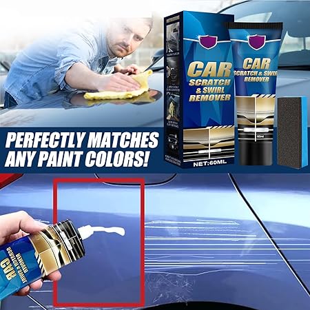 Car Paint Scratch Repair, Car Paint Restorer, Car Scratch Repair Kit, Car Scratch Remover for Deep Scratches (60ml,1Pcs)