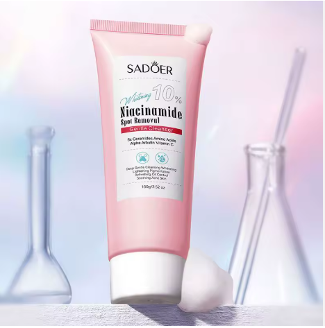SADOER 10% Niacinamide Spot Removal Gentle Cleanser  SADOER 3% Salicylic Acid  Dispel Acne Amino Acid Gentle Cleanser For Deep Gentle Cleansing Brightening Skin & Moisturize, Refresh and Control Oil