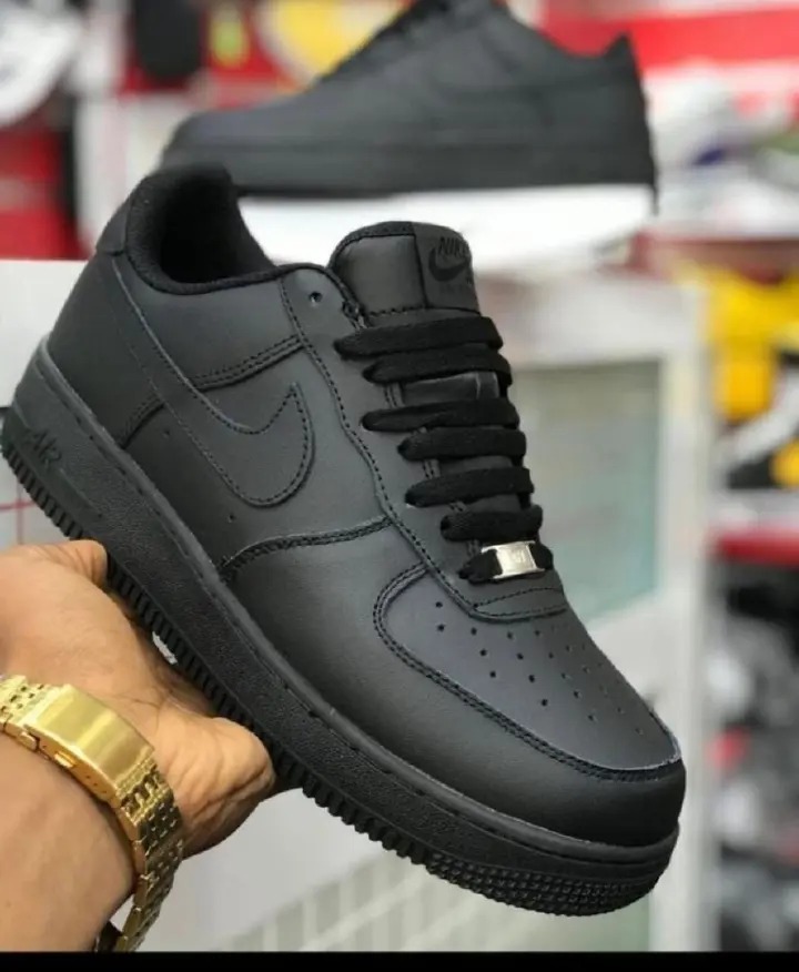 OFFER Nike Air Force 1 Unisex Sneakers – Classic White Leather Low Cut Casual Shoes – Durable Rubber Sole – Comfortable Everyday Wear